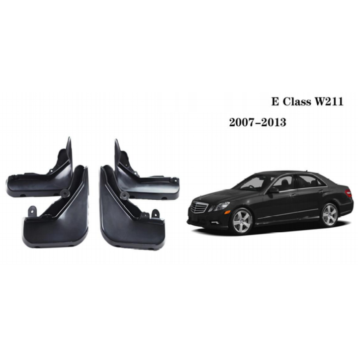 Car Craft Compatible With Mercedes Benz E Class W212 2009-2013 Car Tyre Mudflaps Mud Flap Mud Guard Fender Splash Guard Mb1014 CC-7452 - CAR CRAFT INDIA