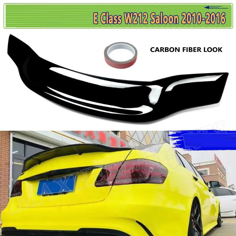 Car Craft Compatible With Mercedes E Class W212 2009-2016 Rear Trunk Wing Boot Lip Spoiler Psm Style Ar-benz-050 Cf Carbon Fiber Look CC-8583 - CAR CRAFT INDIA