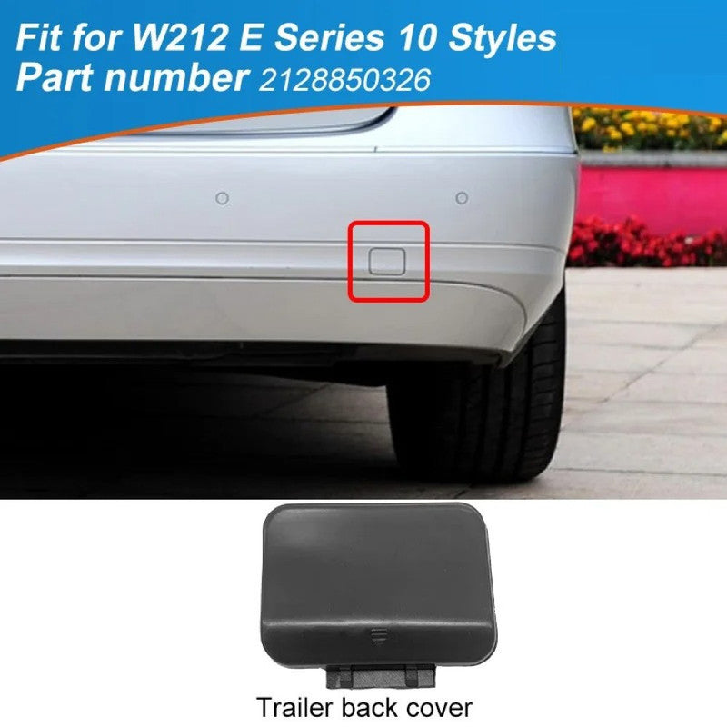 Car Craft Compatible With Mercedes Benz E Class W212 2009-2013 Rear Bumper Tow Hook Towing Tochan Trailer Cover 2128850326 Old Unpainted - CAR CRAFT INDIA