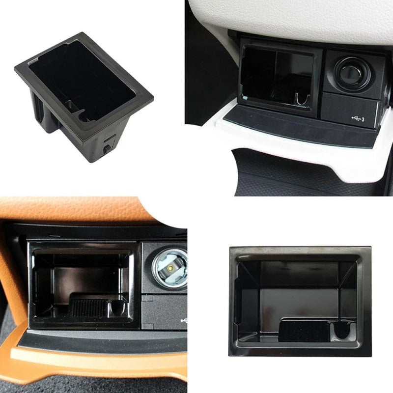 Car Craft Compatible With Mercedes Benz E Class W213 2017-2020 Rear Back Row Ashtray Liner Box Coin Box Storage Box 2138102601 - CAR CRAFT INDIA
