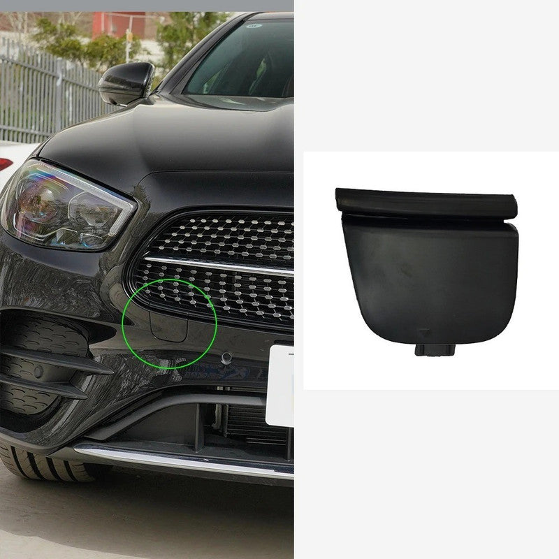 Car Craft Compatible With Mercedes Benz E Class W213 Lci 2021-2023 Amg Front Bumper Tow Hook Towing Tochan Trailer Cover 2138852307-1 Unpainted - CAR CRAFT INDIA