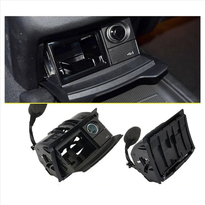 Car Craft Compatible With Mercedes Benz E Class W213 2017-2020 Rear Back Row Ashtray Liner Box Coin Box Storage Box Assembly 2136808204 - CAR CRAFT INDIA