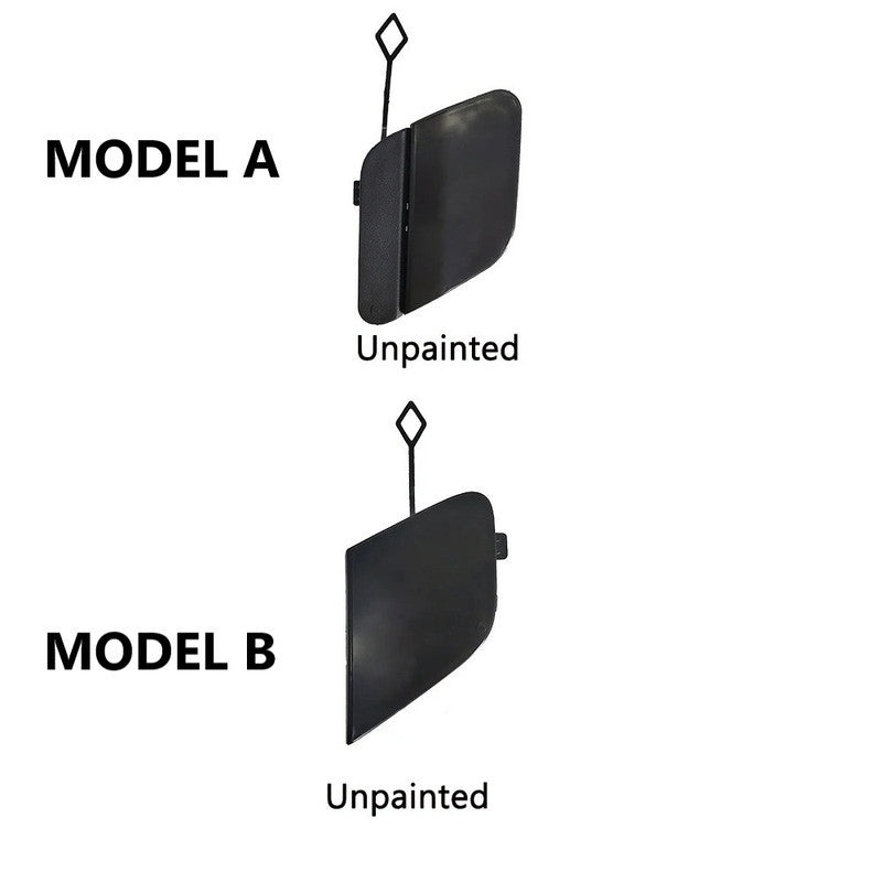 Car Craft Compatible With Mercedes Benz E Class W213 2017-2020 Rear Bumper Tow Hook Towing Tochan Trailer Cover 2138853701 Unpainted Mdoel A - CAR CRAFT INDIA