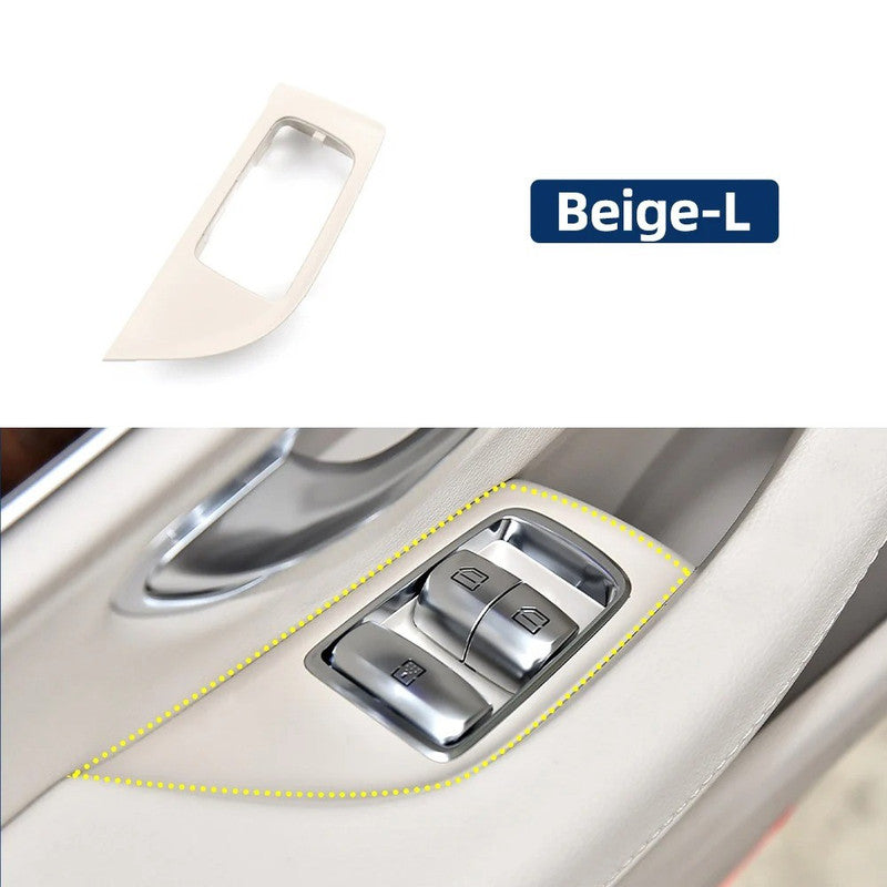 Car Craft Compatible With Mercedes Benz E Class W213 2016-2021 Car Rear Window Lift Switch Cover Armrests Panel Cover 21373723008t92 Beige Left CC-9002