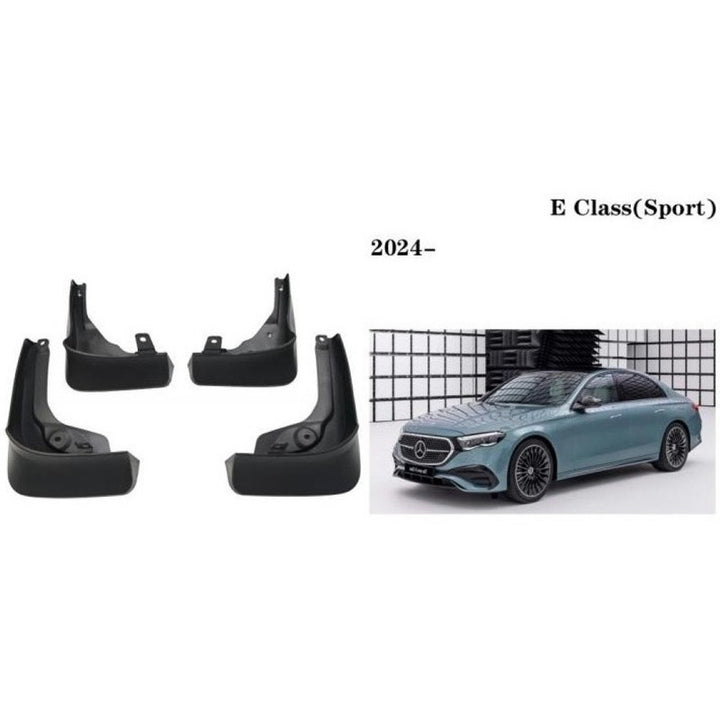 Car Craft Compatible With Mercedes E Class W214 Sport 2024+ Car Tyre Mudflaps Mud Flap Mud Guard Fender Splash Guard Ty-mb2050