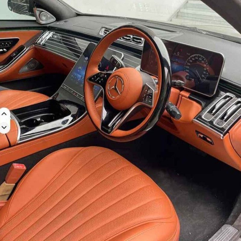 Car Craft Compatible With Mercedes Benz S Class W221 2006-2014 Upgrade Maybach Interior Kit Facelift To W223 Lci Dashboard Steering Player Console Recliner Seats 1:1