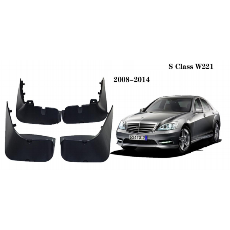 Car Craft Compatible With Mercedes Benz S Class W221 2008-2014 Car Tyre Mudflaps Mud Flap Mud Guard Fender Splash Guard Mb1019 CC-7458 - CAR CRAFT INDIA