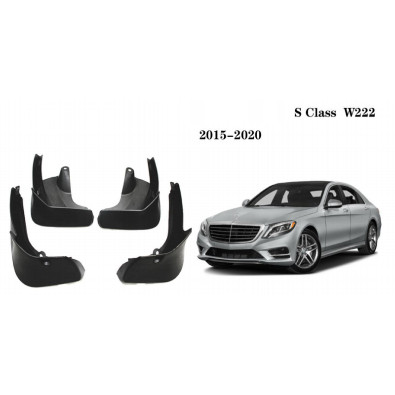 Car Craft Compatible With Mercedes Benz S Class W222 2015-2020 Car Tyre Mudflaps Mud Flap Mud Guard Fender Splash Guard Mb1020 CC-7459 - CAR CRAFT INDIA