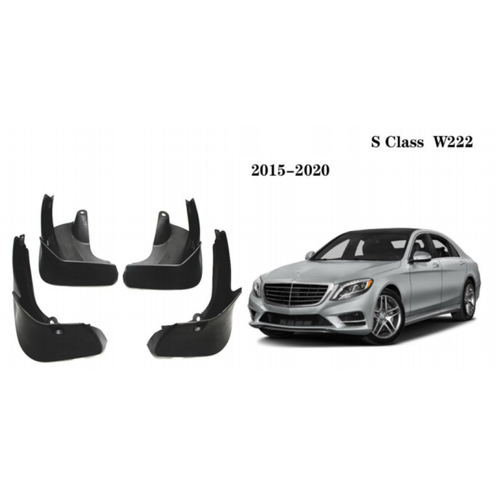 Car Craft Compatible With Mercedes Benz S Class W222 2015-2020 Car Tyre Mudflaps Mud Flap Mud Guard Fender Splash Guard Mb1020 CC-7459 - CAR CRAFT INDIA