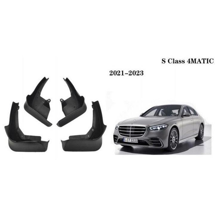 Car Craft Compatible With Mercedes Benz S Class W223 2021-2023 4 Matic Car Tyre Mudflaps Mud Flap Mud Guard Fender Splash Guard Mb1024 CC-7460 - CAR CRAFT INDIA