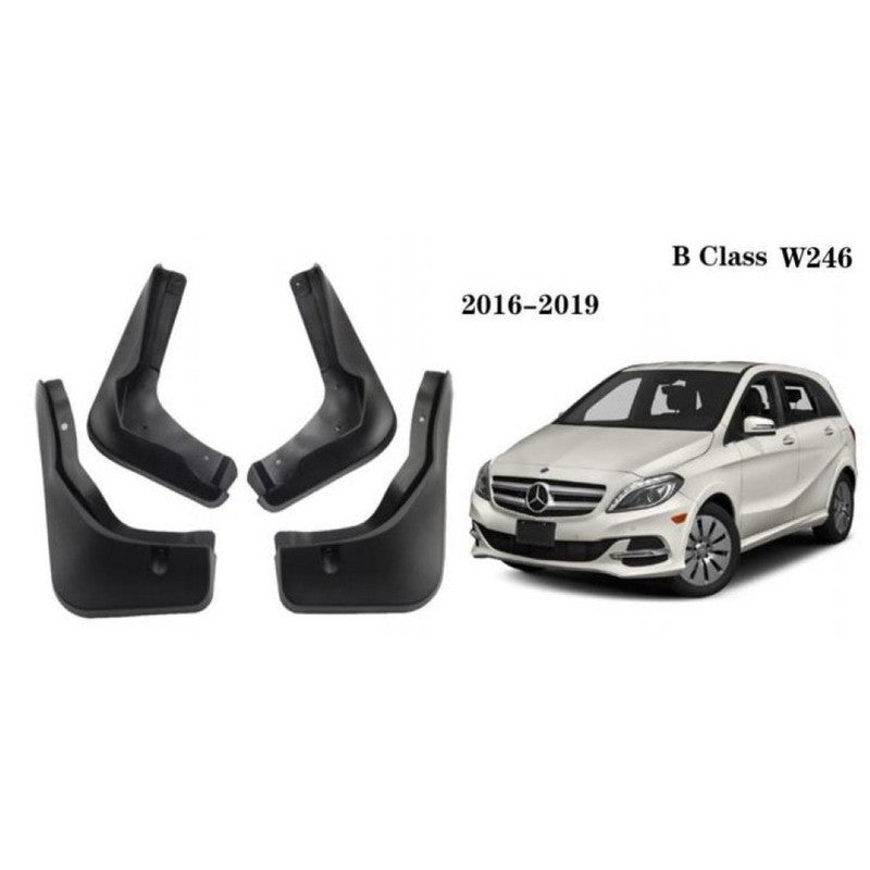 Car Craft Compatible With Mercedes Benz B Class W246 2016-2019 Car Tyre Mudflaps Mud Flap Mud Guard Fender Splash Guard Mb1008 CC-7445 - CAR CRAFT INDIA