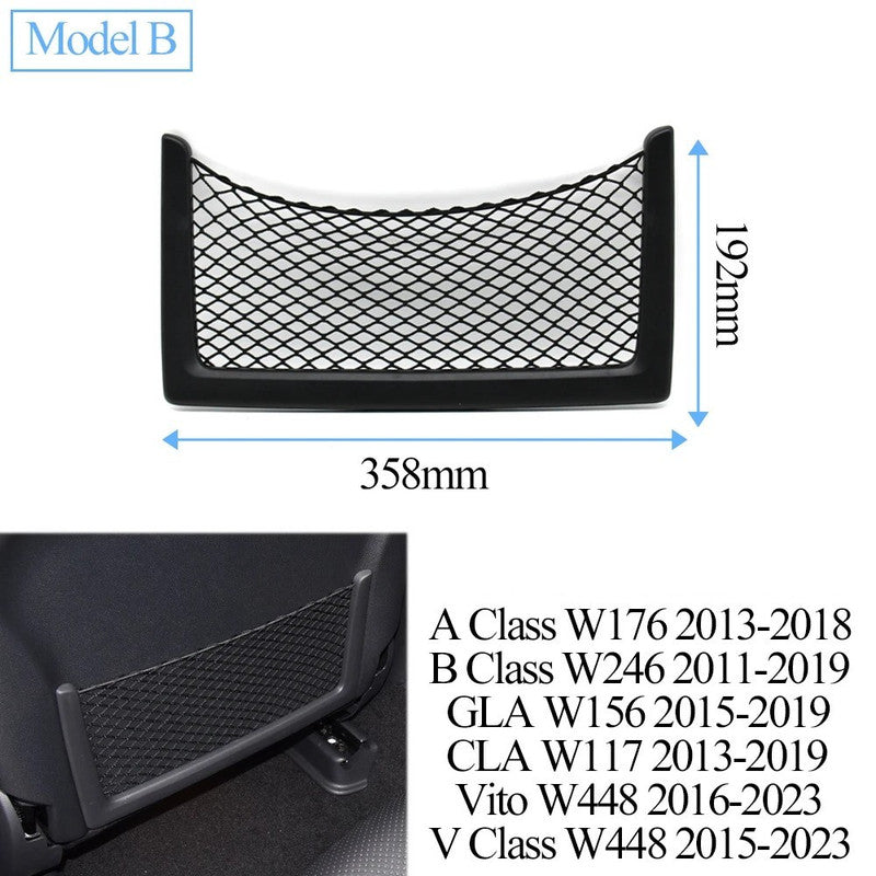 Car Craft Compatible With Mercedes A Class W176 13-18 B Class W246 11-19 Gla W156 15-19 Cla W117 13-19 Vito W448 16-23 V Class W448 15-23 Seat Storage Pocket Magzine Holder 24691015018l36 Beige B CC-7299 - CAR CRAFT INDIA