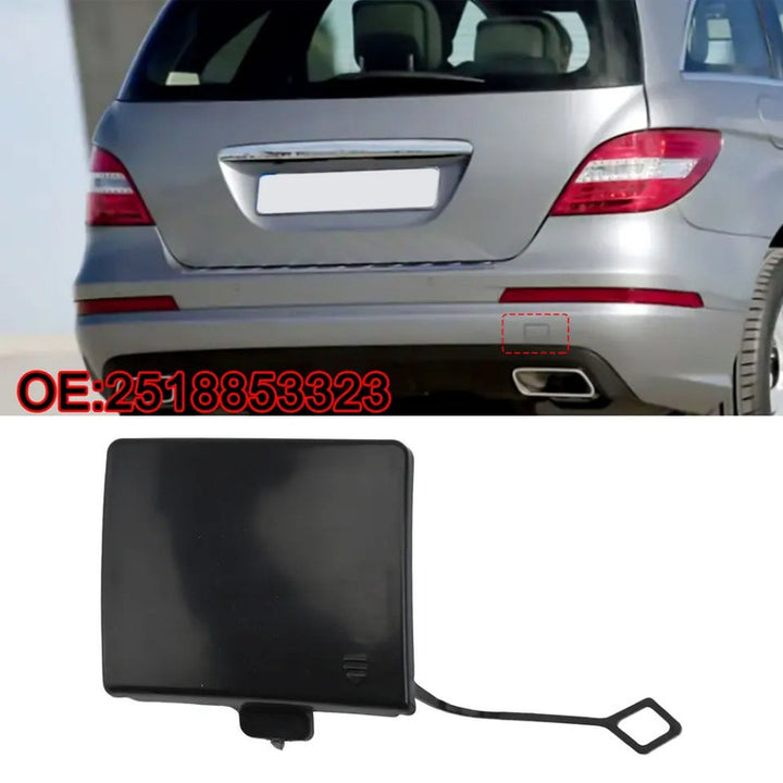 Car Craft Compatible With Mercedes Benz R Class W251 2010-2013 Rear Bumper Tow Hook Towing Tochan Trailer Cover 2518853323 Unpainted - CAR CRAFT INDIA