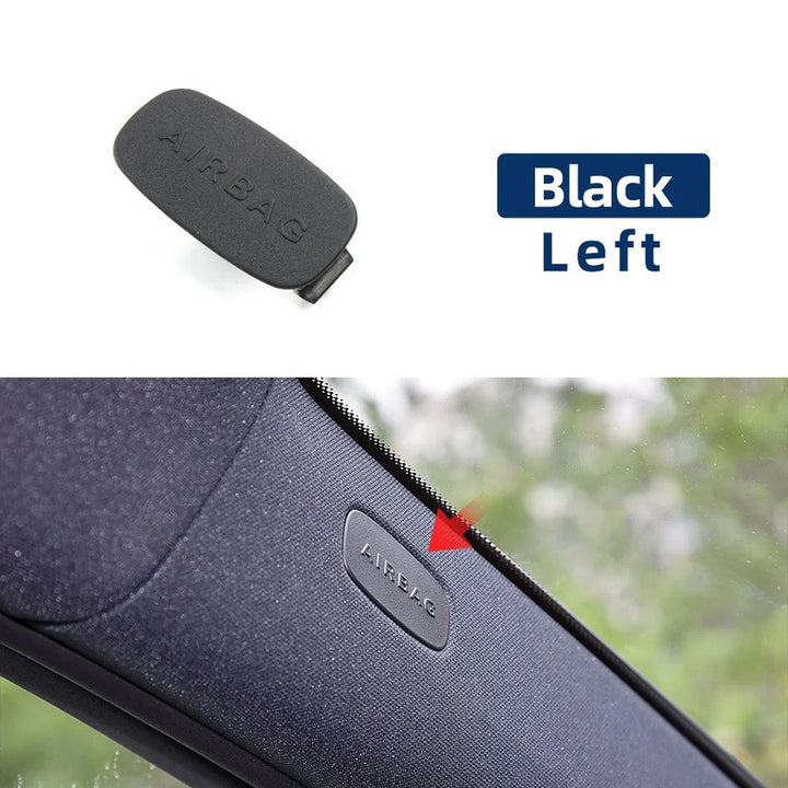 Car Craft Compatible With Mercedes Benz E Class W213 2016-2021 C Class W205 2015-2021 A Piller Airbag Srs Decorative Cover Cap Trim 20569205009051 Black Left CC-8964
