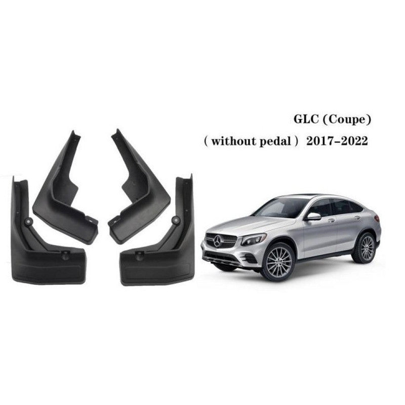 Car Craft Compatible With Mercedes Glc Coupe W253 2017-2022 Without Padel Car Tyre Mudflaps Mud Flap Mud Guard Fender Splash Guard Ty-mb2012-2 CC-7599 - CAR CRAFT INDIA