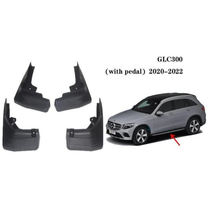 Car Craft Compatible With Mercedes Benz Glc W253 2020-2022 With Pedal Car Tyre Mudflaps Mud Flap Mud Guard Fender Splash Guard Mb2031 CC-7469 - CAR CRAFT INDIA