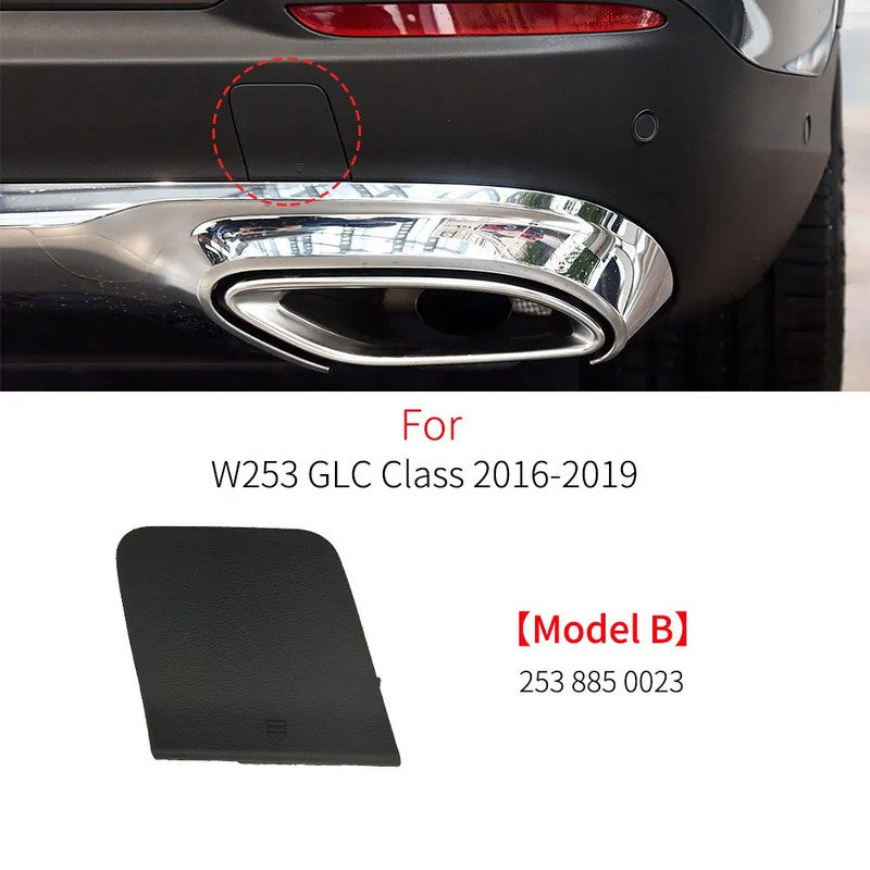 Car Craft Compatible With Mercedes Benz Glc W253 X253 2015-2019 Rear Bumper Tow Hook Towing Tochan Trailer Cover 2538850023 Unpainted B - CAR CRAFT INDIA