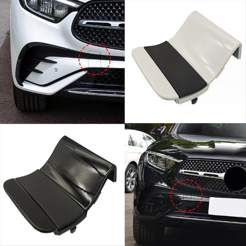 Car Craft Compatible With Mercedes Benz Glc W254 X254 2024+ Front Bumper Tow Hook Towing Tochan Trailer Cover 2548851801 Unpainted - CAR CRAFT INDIA