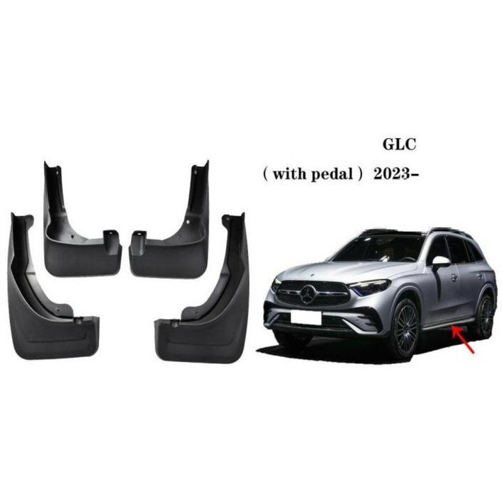 Car Craft Compatible With Mercedes Benz Glc W254 2023 With Pedal Car Tyre Mudflaps Mud Flap Mud Guard Fender Splash Guard Mb2047 CC-7470 - CAR CRAFT INDIA