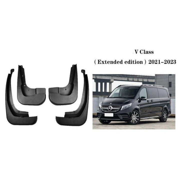 Car Craft Compatible With Mercedes Benz V Class W447 2021-2023 Extended Edition Car Tyre Mudflaps Mud Flap Mud Guard Fender Splash Guard Mb2040 CC-7476 - CAR CRAFT INDIA