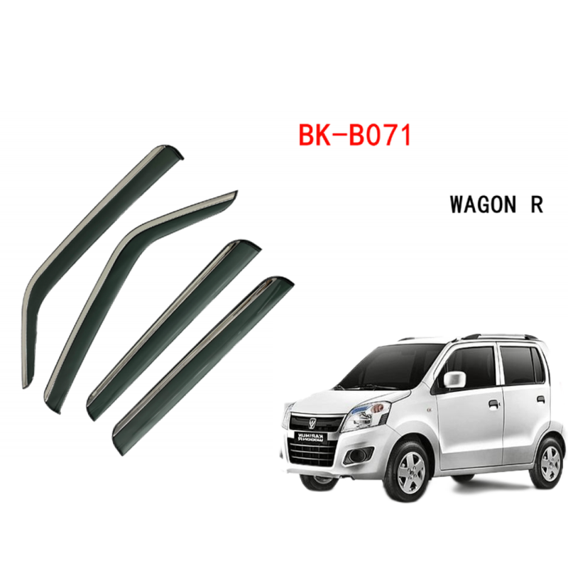 Car Craft Compatible With Maruti Suzuki Wagon R 2018 Rain Shine Side Window Wind Deflectors Rain Sun Guard Door Visor Doorvisor Deflector Visor Shades Ventvisor Strip CC-7748 - CAR CRAFT INDIA
