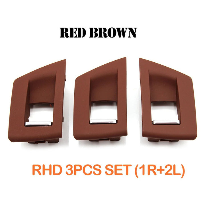 Car Craft Compatible With Bmw 5 Series F10 2010-2017 Car Interior Door Armrest Inside Pull Handle Window Switch Cover Red Brown 51417261954r 51417261957l Rb Rhd Model A CC-7885 - CAR CRAFT INDIA