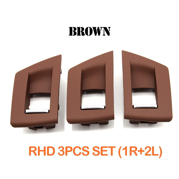 Car Craft Compatible With Bmw 5 Series F10 2010-2017 Car Interior Door Armrest Inside Pull Handle Window Switch Cover Brown 51417261954r 51417261957l Rhd Model A CC-7884 - CAR CRAFT INDIA