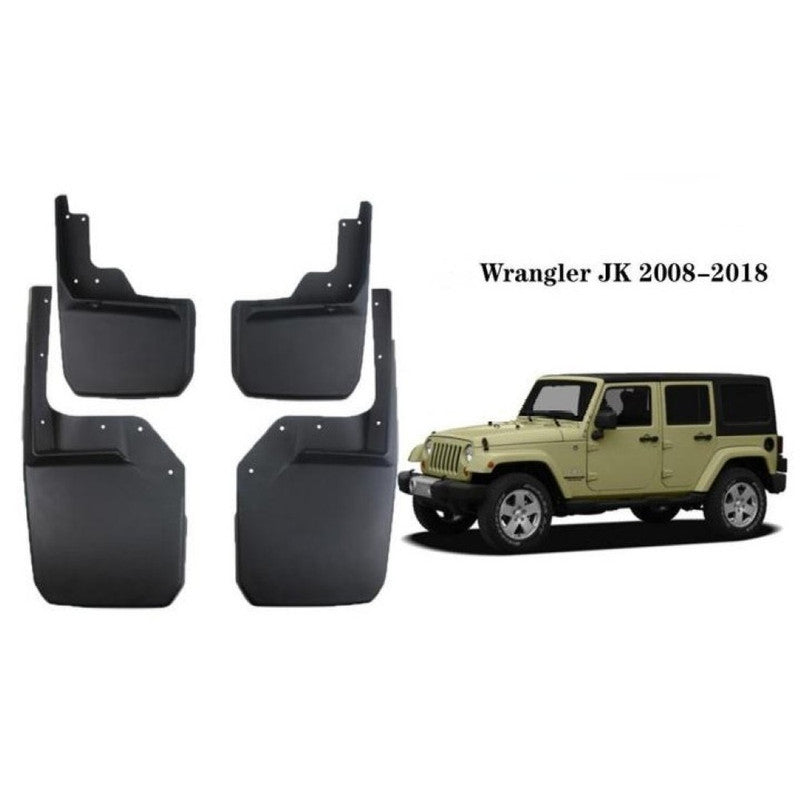 Car Craft Compatible With Jeep Wrangler 2008-2018 Car Tyre Mudflaps Mud Flap Mud Guard Fender Splash Guard Ty-je2002 CC-7619 - CAR CRAFT INDIA