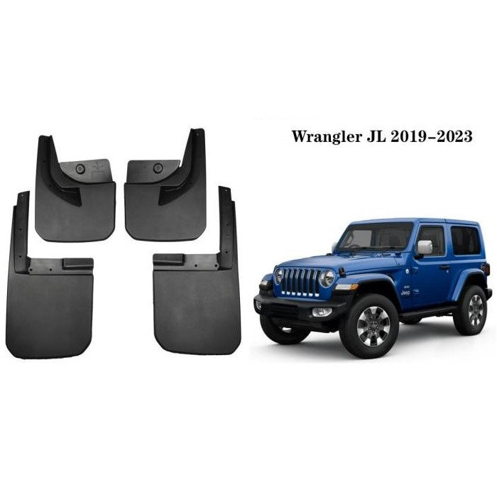 Car Craft Compatible With Jeep Wrangler 2019-2023 Car Tyre Mudflaps Mud Flap Mud Guard Fender Splash Guard Ty-je2003 CC-7620 - CAR CRAFT INDIA