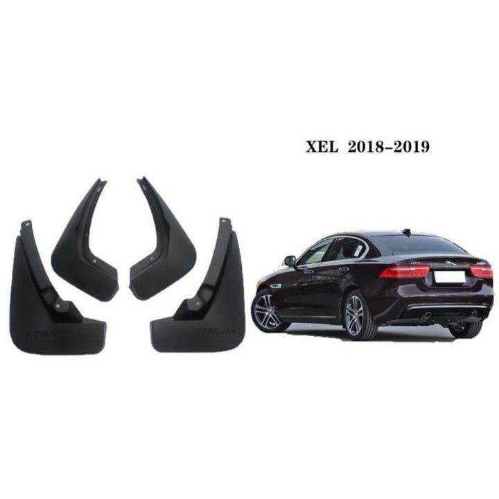 Car Craft Compatible With Jaguar Xel 2018-2019 Car Tyre Mudflaps Mud Flap Mud Guard Fender Splash Guard Ja2009 CC-7555 - CAR CRAFT INDIA