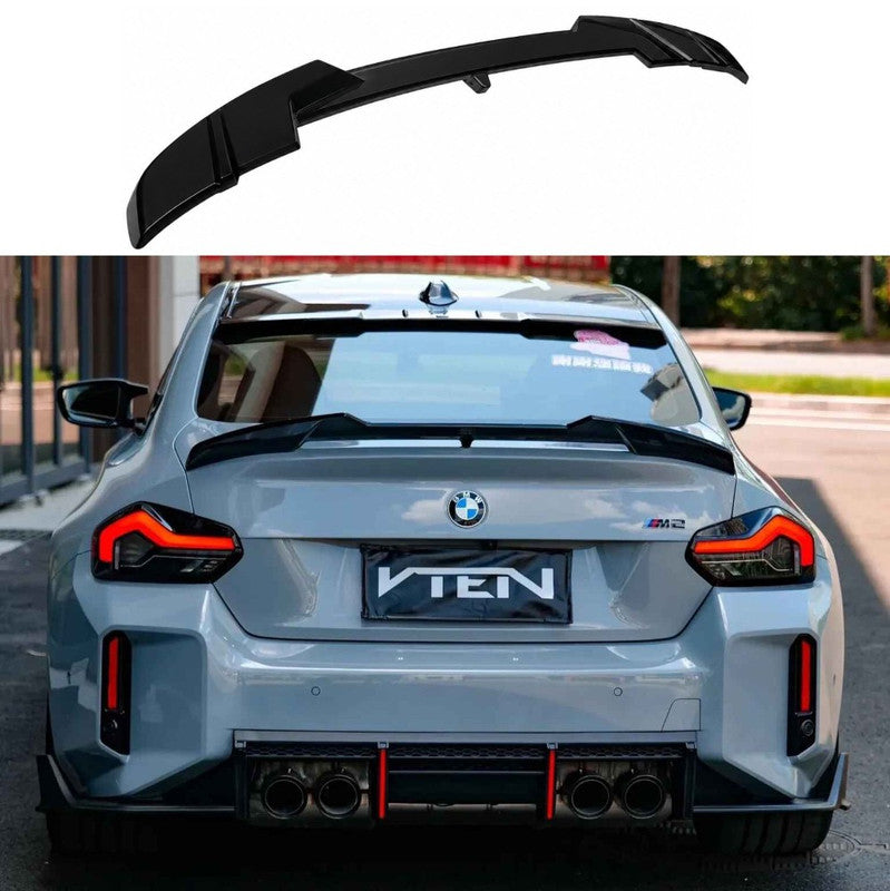 Car Craft Compatible With Bmw 2 Series G87 M2 2022-2026 Vten V Ten Bodykit Trunk Wing Roof Spoiler Splitter Front Rear After Lip Diffuser Side Skirt Cannard Trim Set