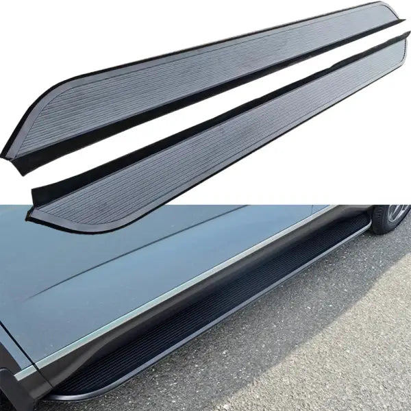 2 Pcs Fit for AUDI Q7 2006-2015 Running Board Side Step Nerf Bar Aluminium (With Brackets)