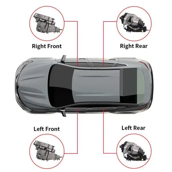 Car 2 Stitches Front Left Car Doors Lock Actuator OE A0997200101 for MERCEDES BENZ E S GLE GLS W167 W213 W222 W292