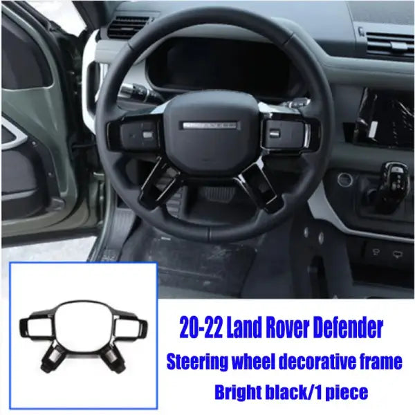 20-22 Land Rover New Defender Steering Wheel Button Decoration Frame Defender 110 Interior Modification Decoration