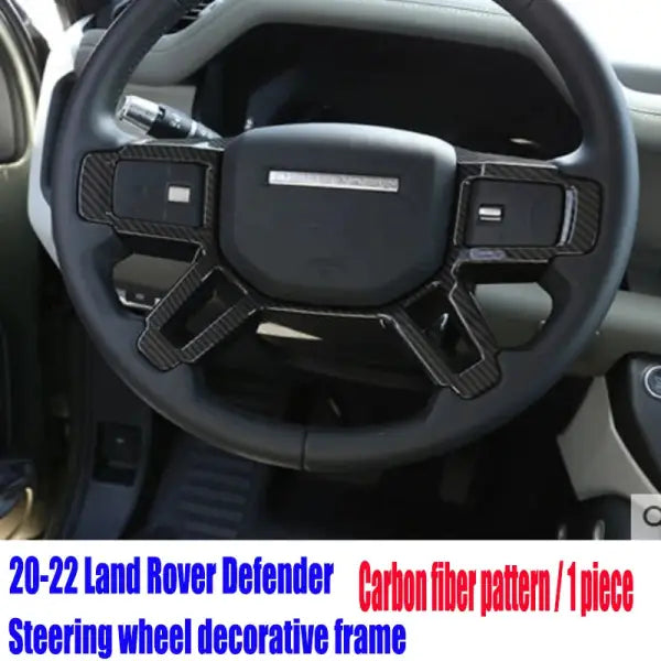 20-22 Land Rover New Defender Steering Wheel Button Decoration Frame Defender 110 Interior Modification Decoration