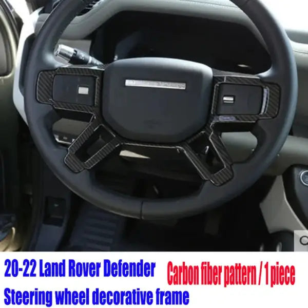 20-22 Land Rover New Defender Steering Wheel Button Decoration Frame Defender 110 Interior Modification Decoration