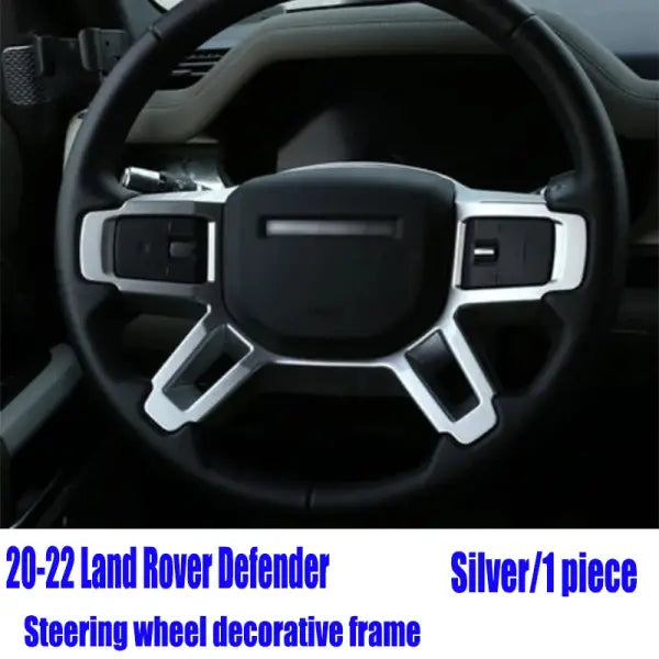 20-22 Land Rover New Defender Steering Wheel Button Decoration Frame Defender 110 Interior Modification Decoration