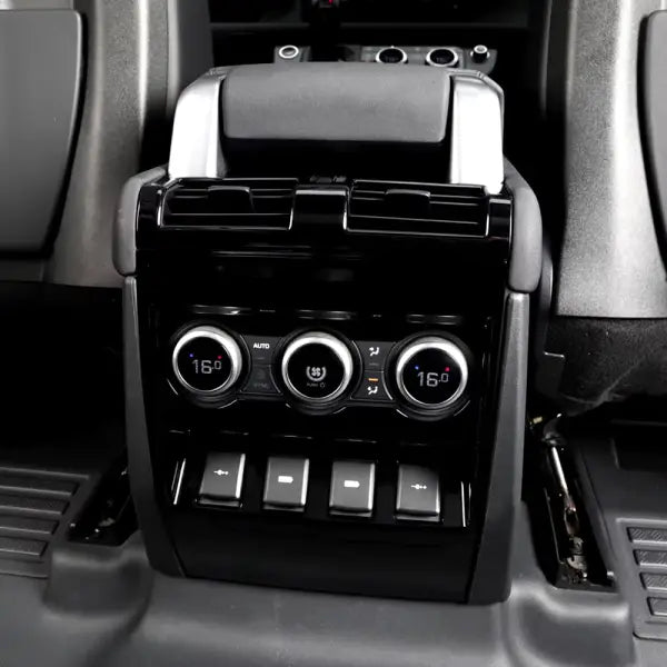 20-24 Models of for Land Rover Defender, with a Center Console, Gear Shift Frame, Air Conditioning, Air Outlet, and Shiny Black