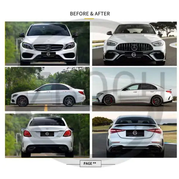 2015 - 2021 C CLASS Bodykit W205 Body Kit for C - Class