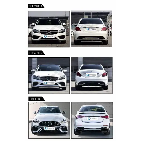 2015 - 2021 C CLASS Bodykit W205 Body Kit for C - Class