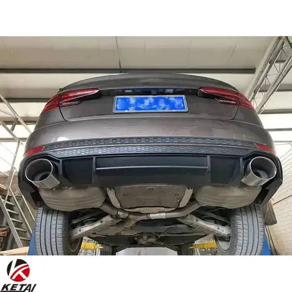 2016-2019 Stainless Steel RS4 Style Car Rear Bumper Tail