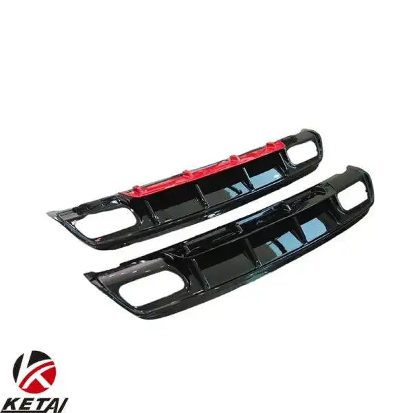 2016 A45 Style Auto Bumper Rear Diffuser for BENZ W176 AMG