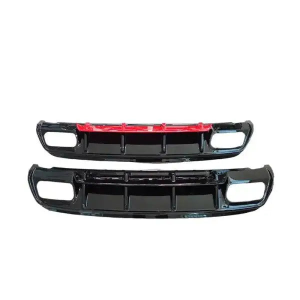 2016 A45 Style Auto Bumper Rear Diffuser for BENZ W176 AMG