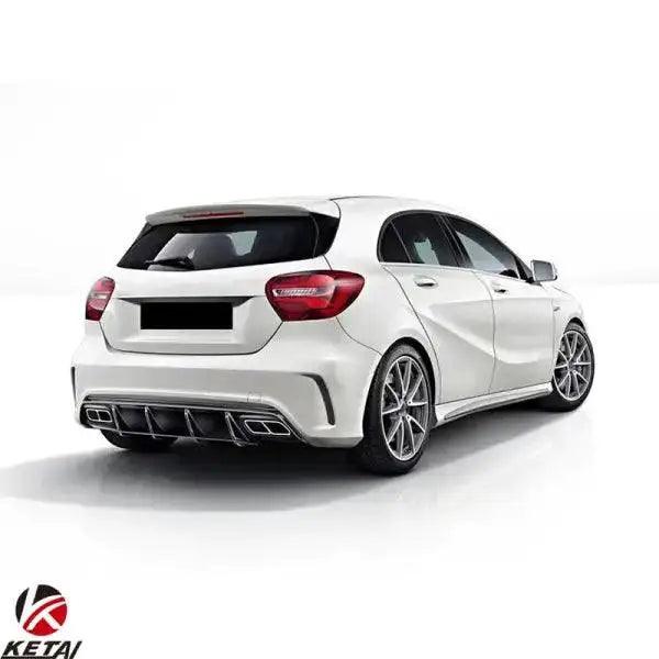 2016 A45 Style Auto Bumper Rear Diffuser for BENZ W176 AMG