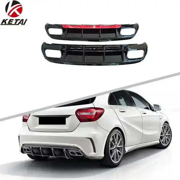 2016 A45 Style Car Bumper Rear Diffuser for Mercedes BENZ