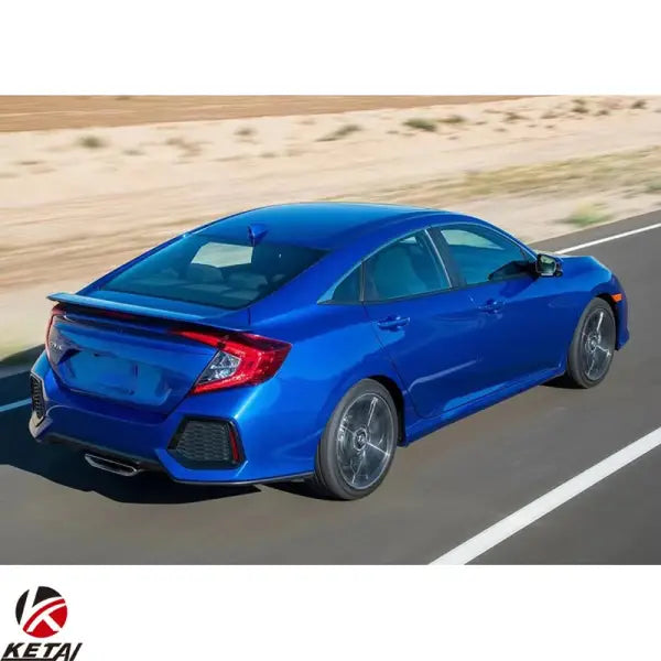 2016 SI Style ABS Spoiler with Brake Light for HONDA CIVIC 2016-2022