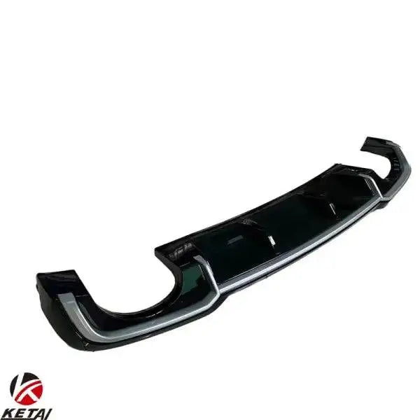 2017-2020 Gloss Black S-Line RS3 Style Car Bumper Rear