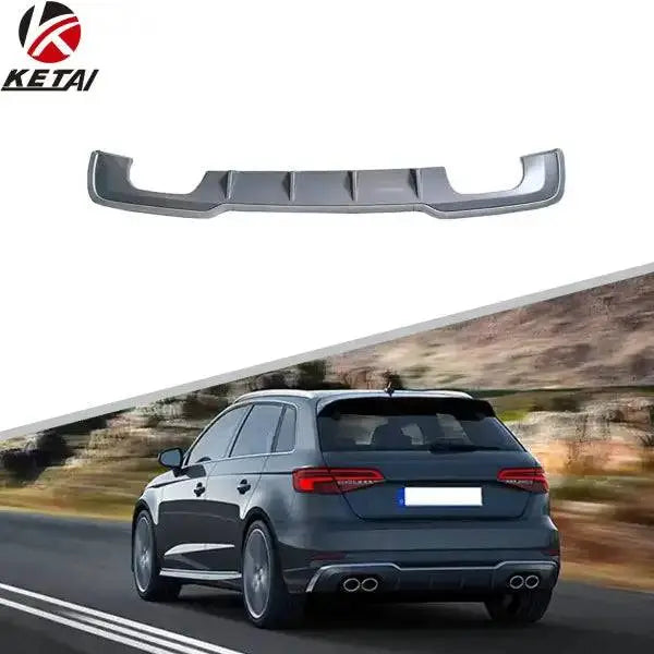 2017-2020 Normal S-Line S3 Style Car Bumper Rear Diffuser