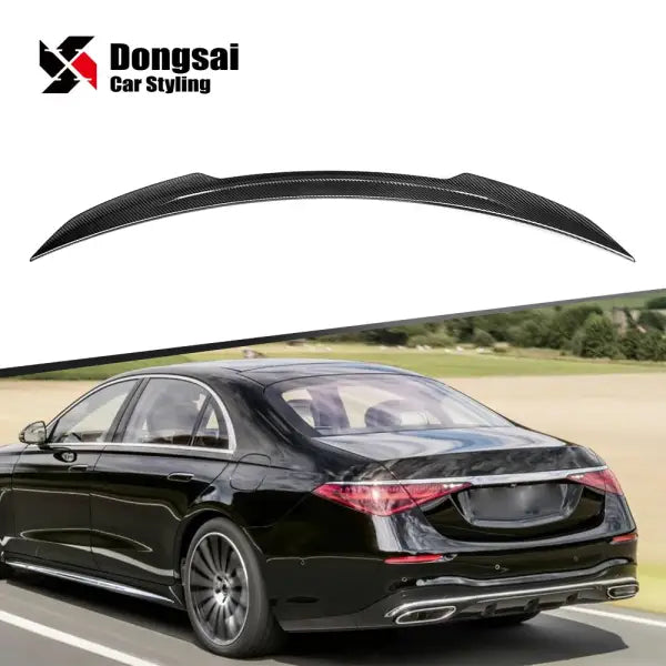 2022 New Style Dry Carbon Fiber Spoiler for Mercedes S Class W223 2021-IN