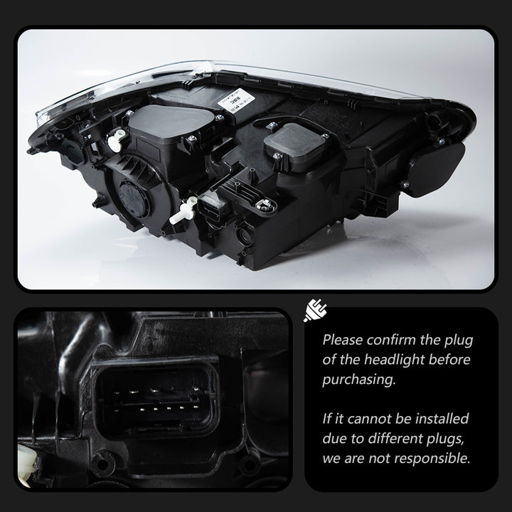 Car Lights For Bmw X1 F48 2016-2019 LED Headlight Modified Head Lamp LED Beam DRL Signal Upgrade Automotive Accessories